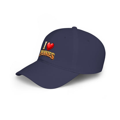 I Heart Pennies — Baseball Cap