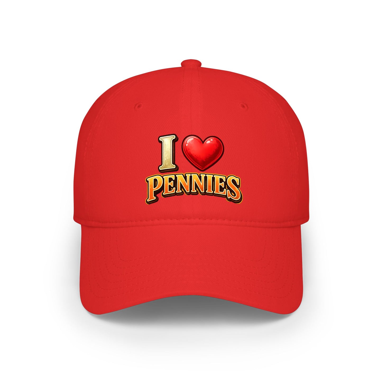 I Heart Pennies — Baseball Cap
