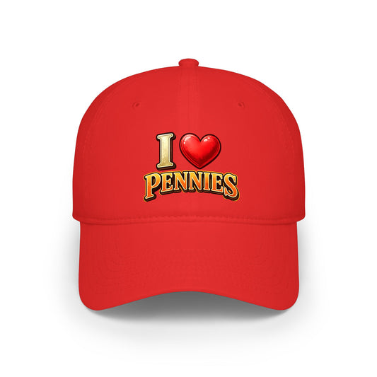 I Heart Pennies — Baseball Cap