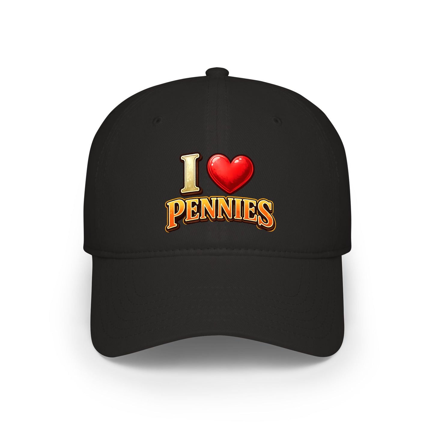 I Heart Pennies — Baseball Cap