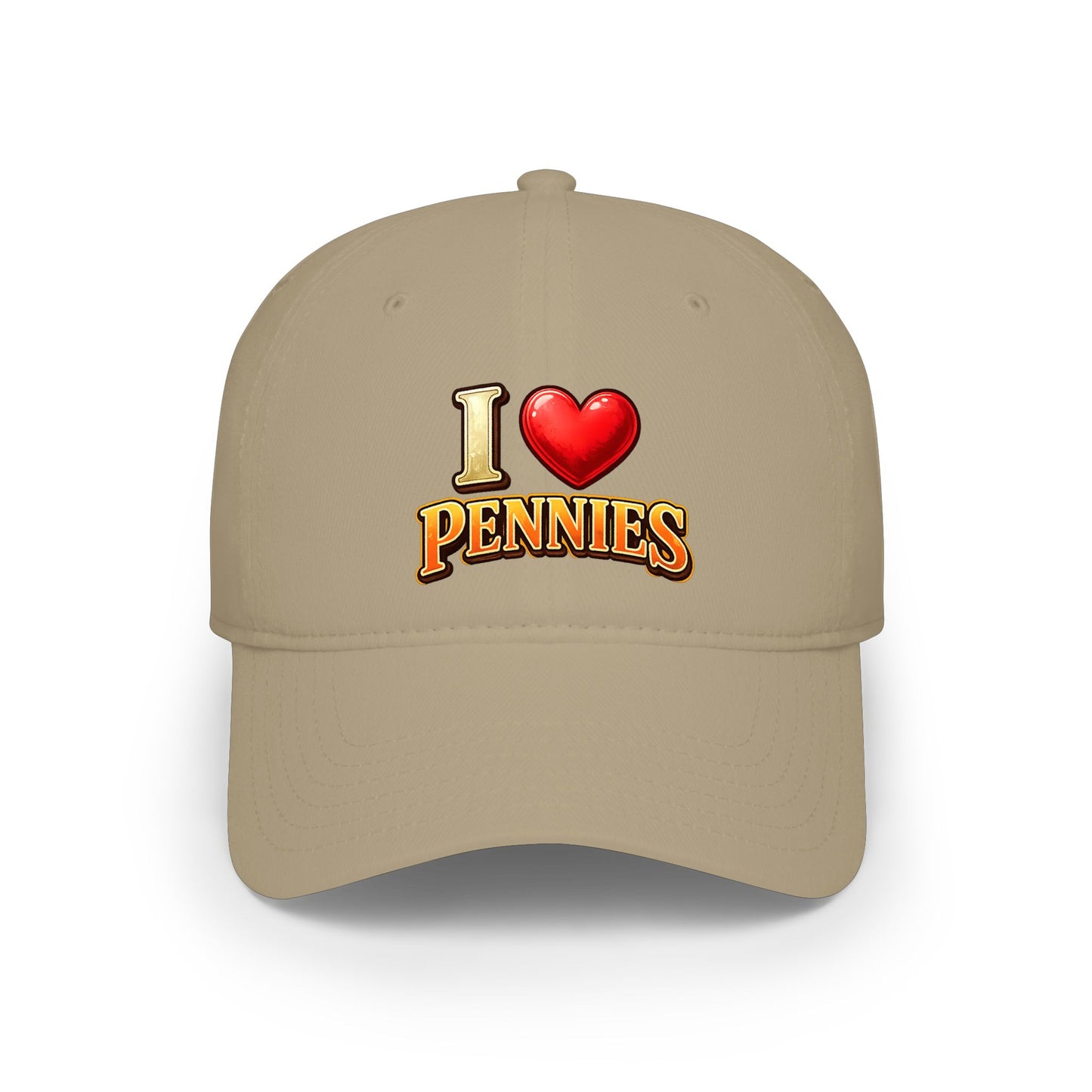 I Heart Pennies — Baseball Cap