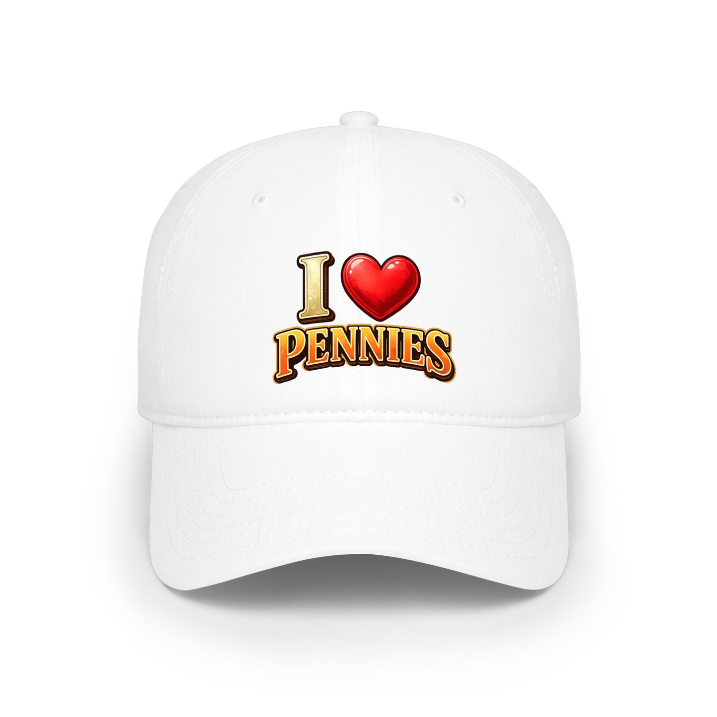 I Heart Pennies — Baseball Cap