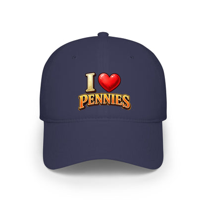 I Heart Pennies — Baseball Cap