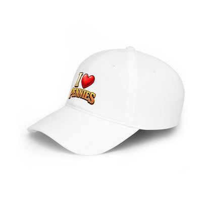 I Heart Pennies — Baseball Cap